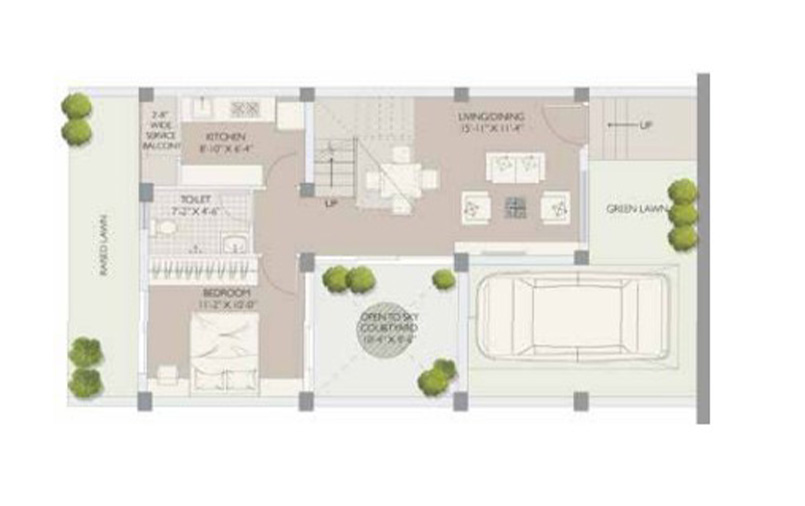  palm villa Floor Plan Ground Floor Plan