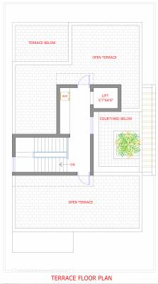 villa Floor Plan Terrace Floor Plan