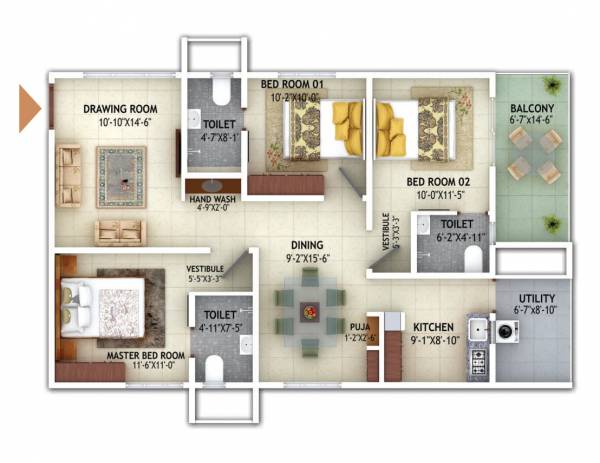  crystal-garden Floor Plan Floor Plan