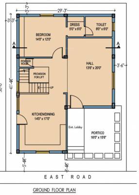  county Floor Plan Ground Floor Plan