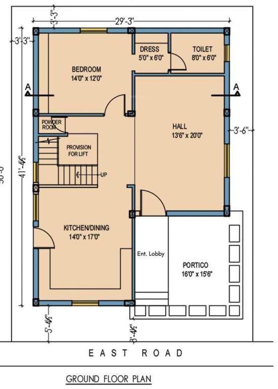  county Floor Plan Ground Floor Plan