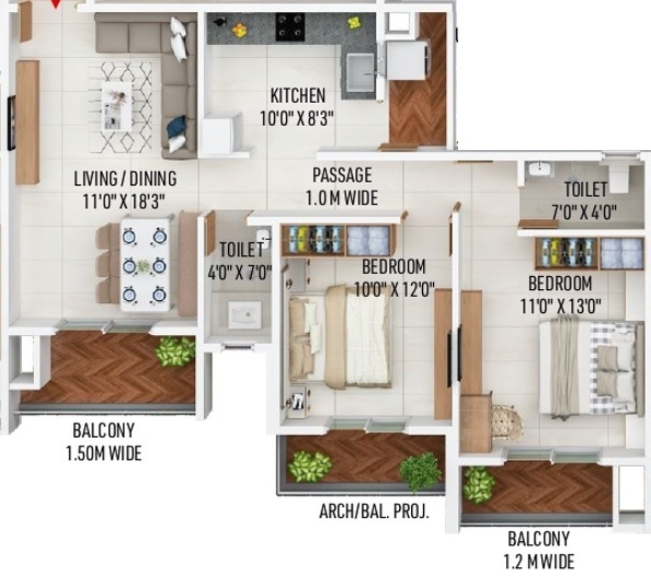 Floor Plan gokul greens Floor Plan Floor Plan