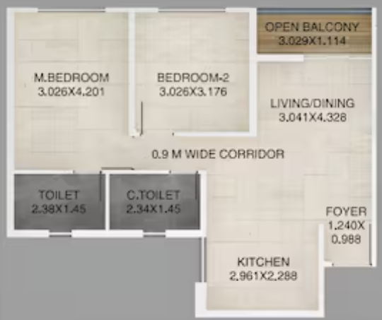  shimmer-a1 Floor Plan Floor Plan