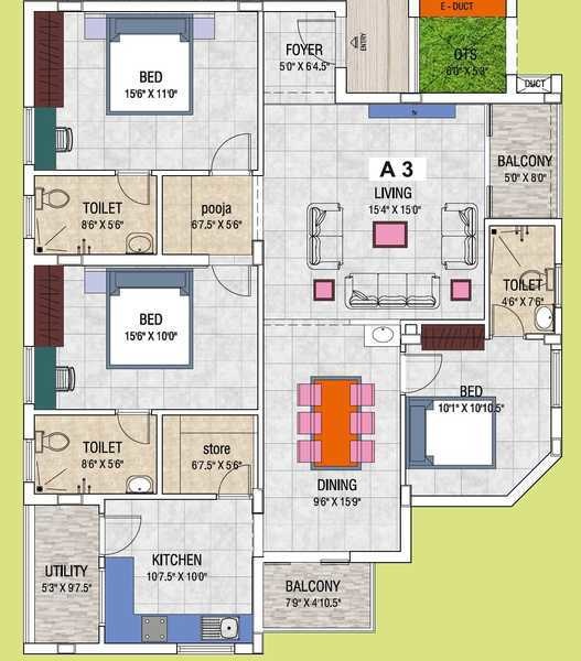  vistara-homes Floor Plan Floor Plan