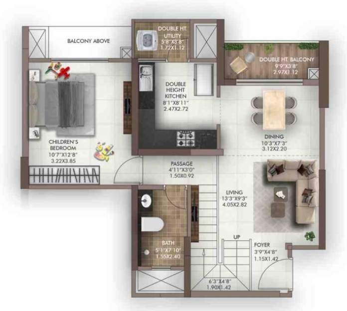  island of joy project b Floor Plan Lower Level Duplex Plan