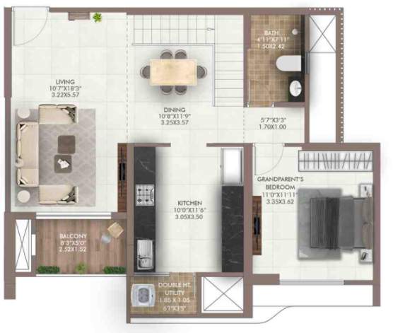  island of joy project b Floor Plan Lower Level Duplex Plan