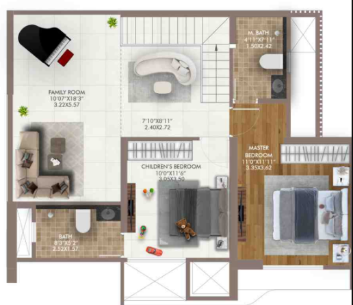 Upper Level Duplex Plan island of joy project b Floor Plan Upper Level Duplex Plan