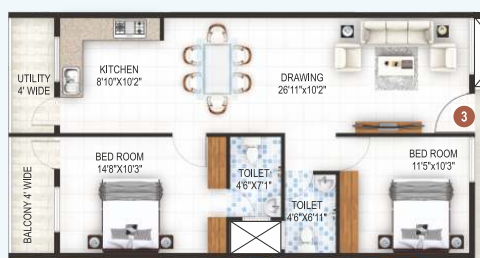  sapphire Floor Plan Floor Plan