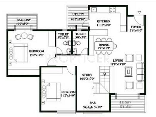 MV MV Royal Homes (3BHK+3T (2,400 sq ft) 2400 sq ft)