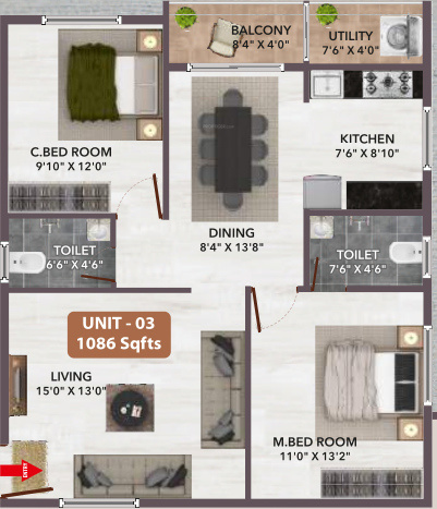 happy homes Floor Plan Floor Plan