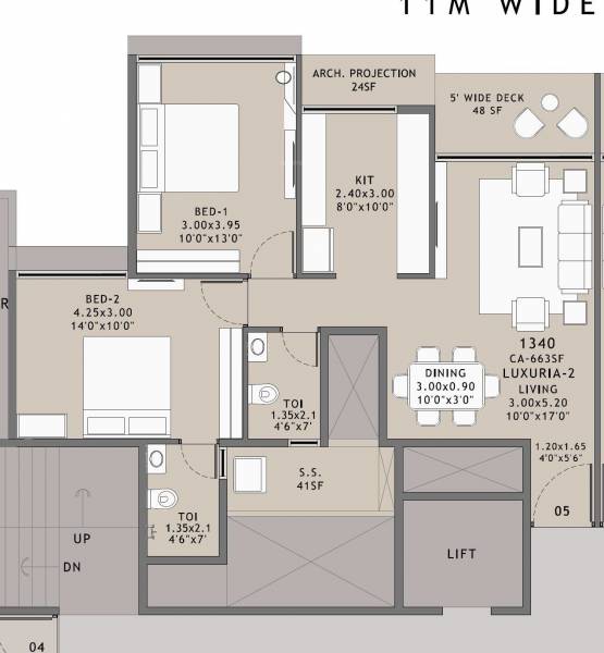  platinum-parksyde Floor Plan Floor Plan