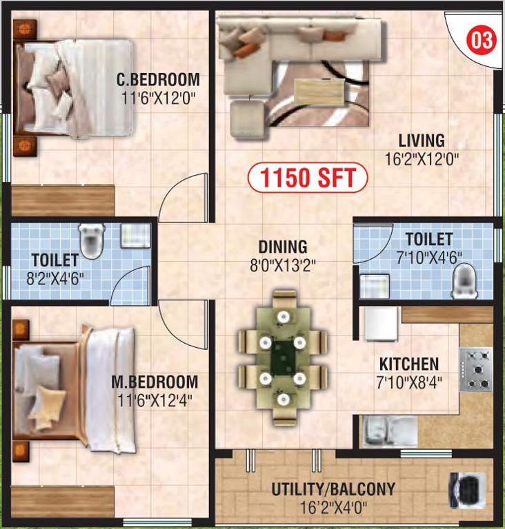  sunrise Floor Plan Floor Plan