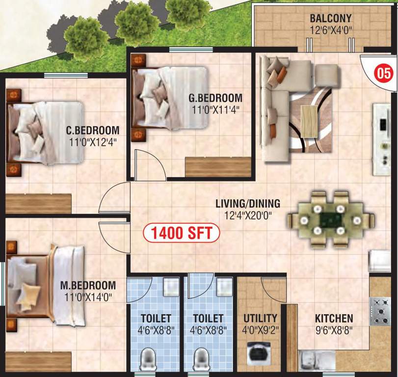  sunrise Floor Plan Floor Plan