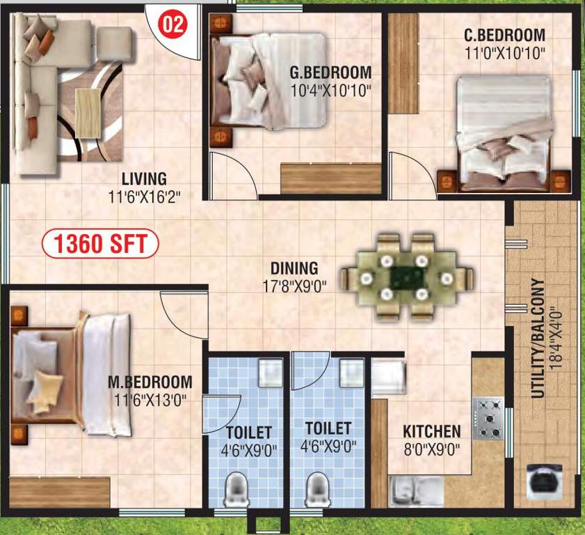  sunrise Floor Plan Floor Plan