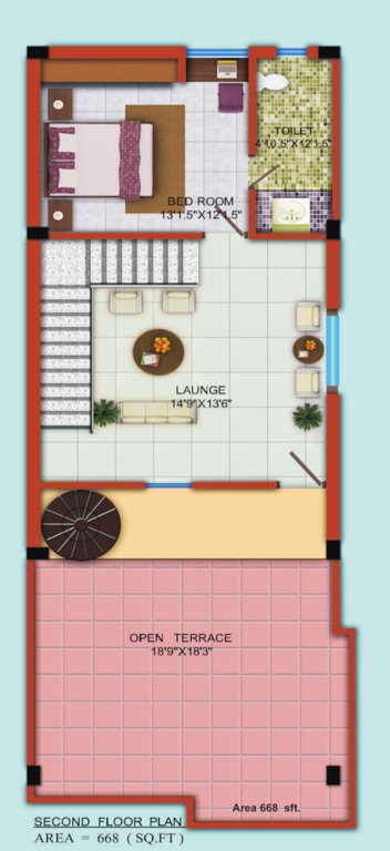  feel good homes Floor Plan Second Floor Plan