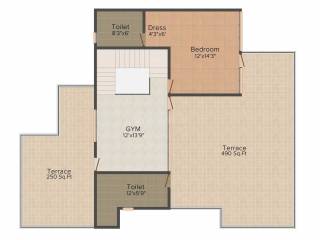  villas Floor Plan Second Floor Plan