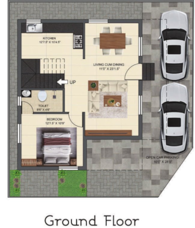  tulasi Floor Plan Ground Floor Plan