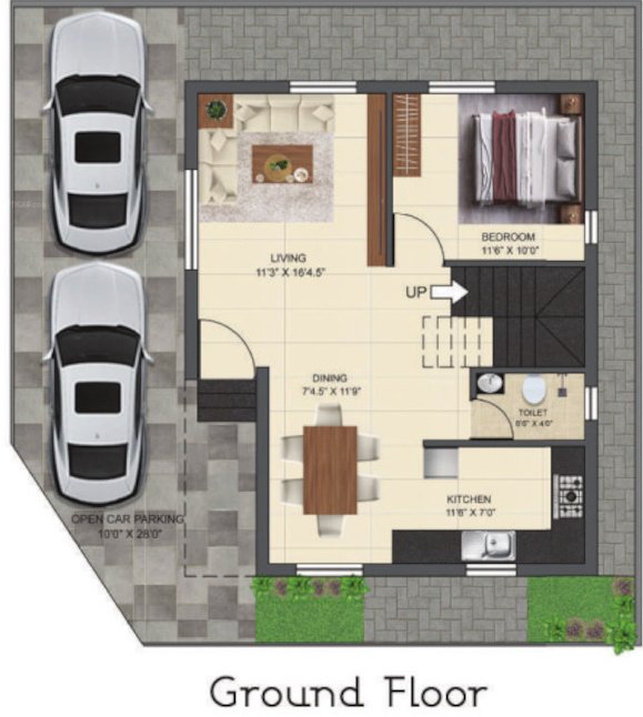  tulasi Floor Plan Ground Floor Plan