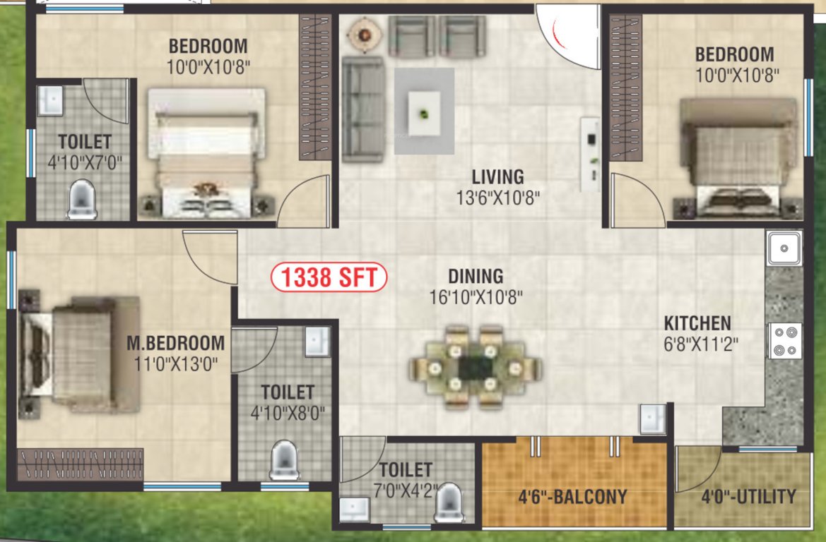  subramanyam paramount Floor Plan Floor Plan