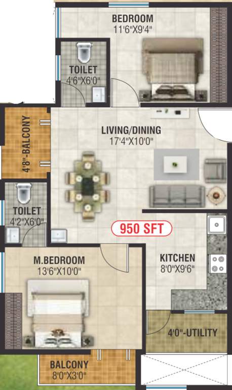  subramanyam paramount Floor Plan Floor Plan