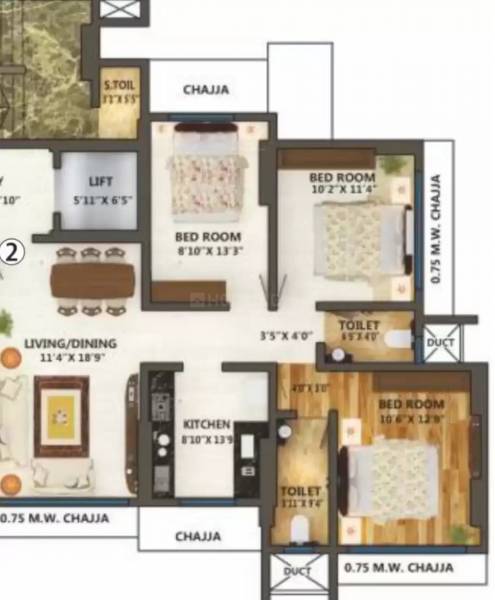  prem-leela-heights Floor Plan Floor Plan