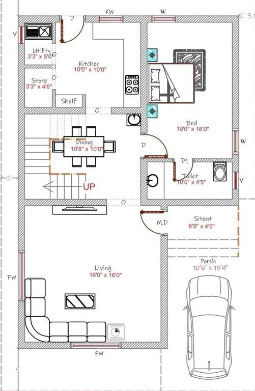  fairland Floor Plan Ground Floor Plan