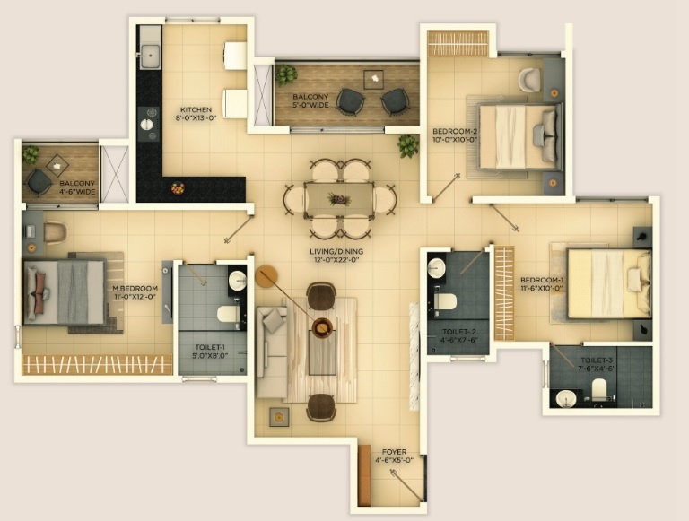 Floor Plan ecopolitan phase 1 Floor Plan Floor Plan