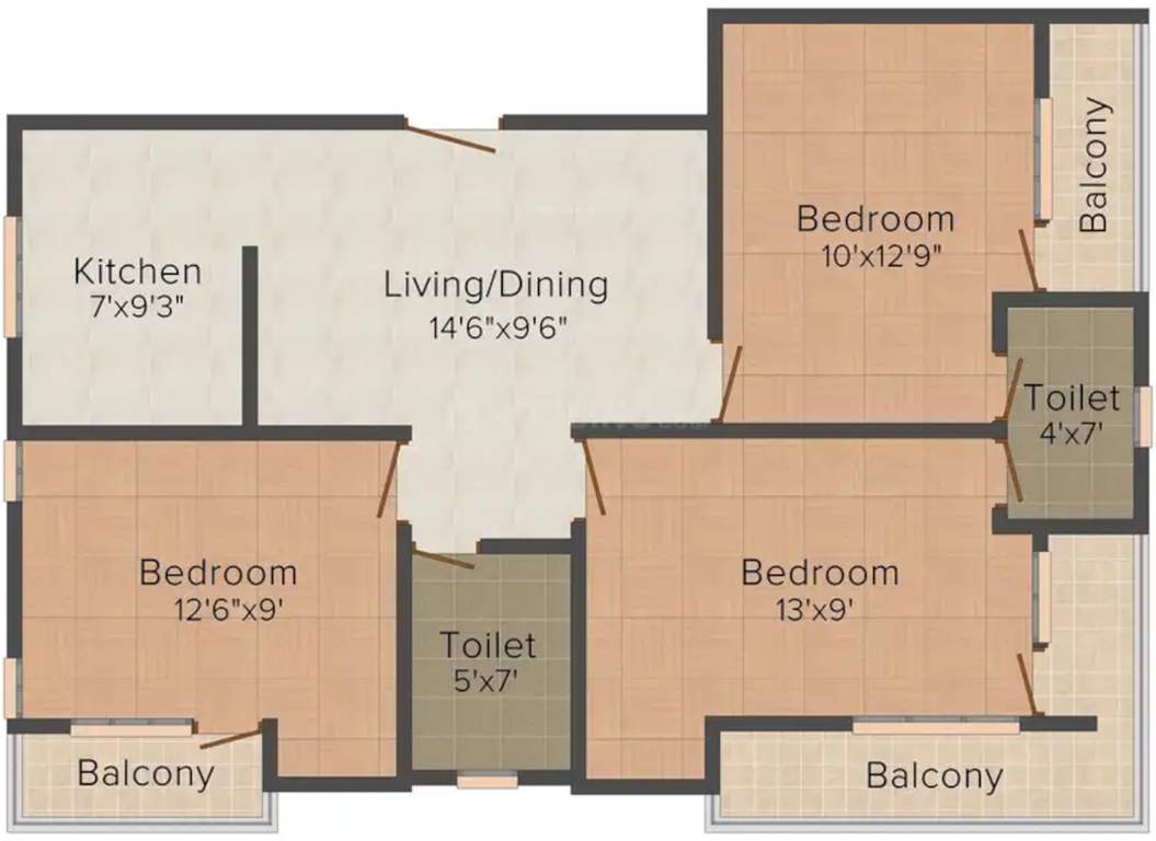 kp apartment ii Floor Plan Floor Plan