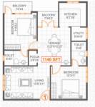 SSVR Lilac (2BHK+2T (1,140 sq ft) 1140 sq ft) SSVR Lilac (2BHK+2T (1,140 sq ft) 1140 sq ft)