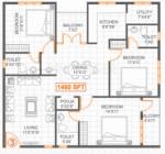 SSVR Lilac (3BHK+3T (1,460 sq ft) 1460 sq ft) SSVR Lilac (3BHK+3T (1,460 sq ft) 1460 sq ft)