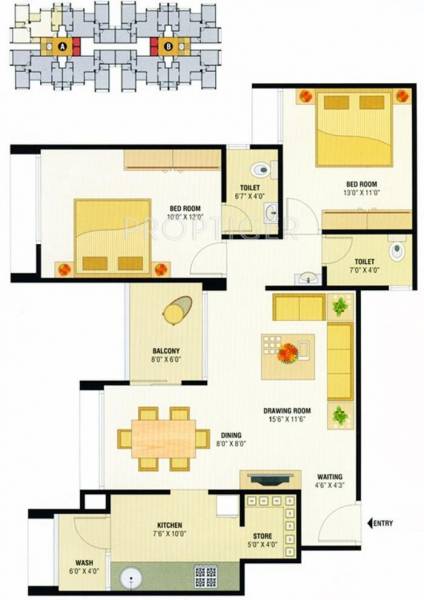 Devnandan Devnandan Sky (2BHK+2T (900 sq ft) 900 sq ft)