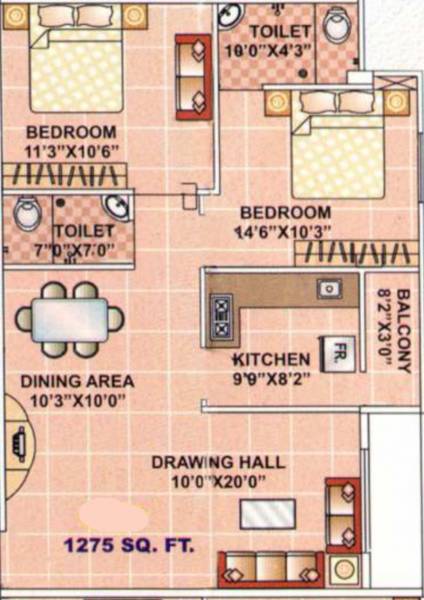  heights Floor Plan Floor Plan