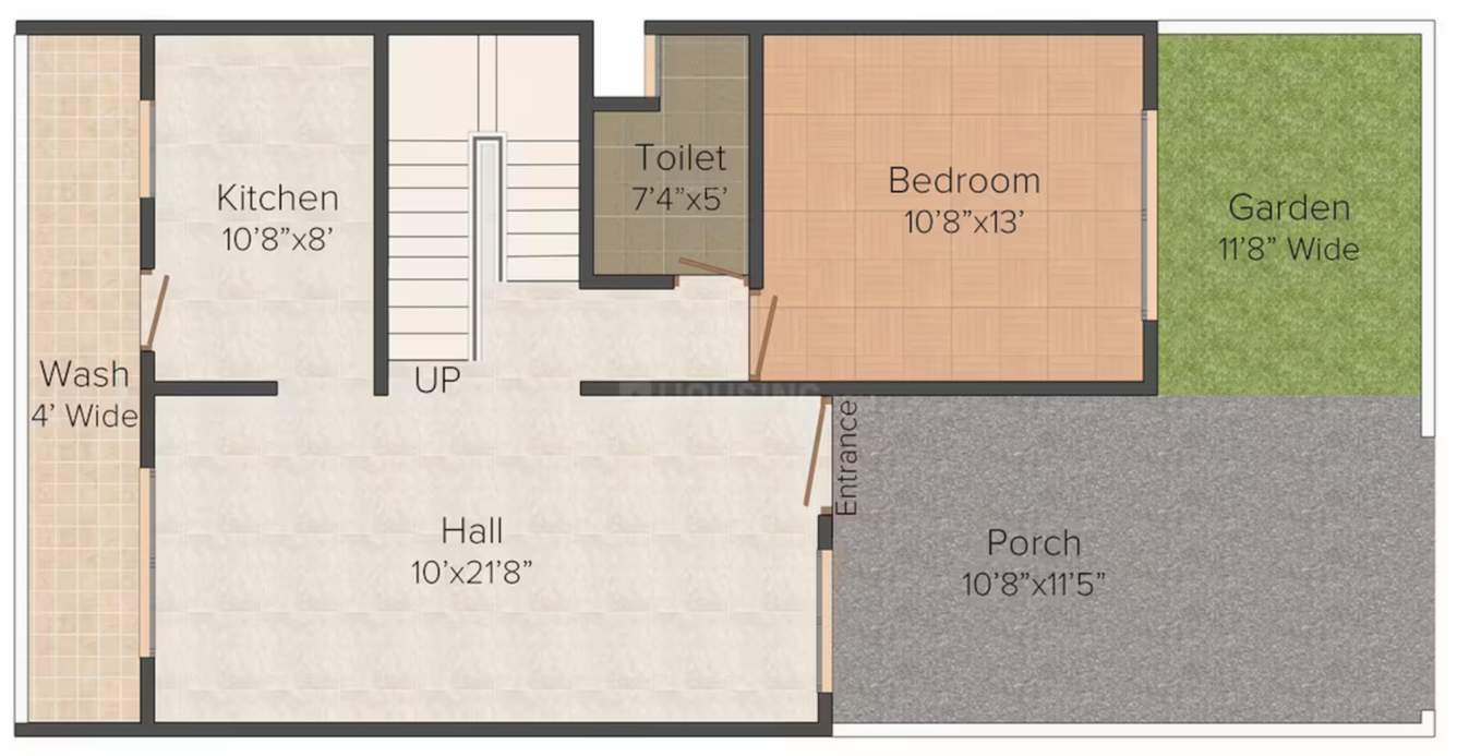  kaivalya park Floor Plan Ground Floor Plan