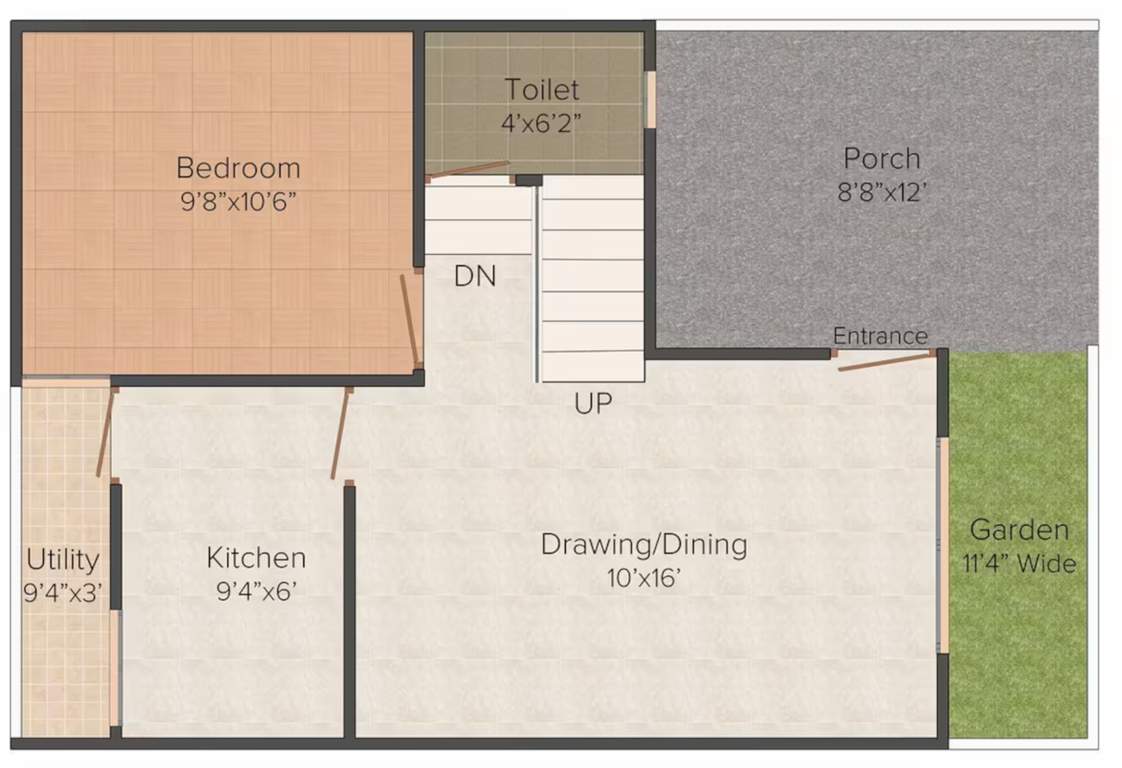  kaivalya park Floor Plan Ground Floor Plan