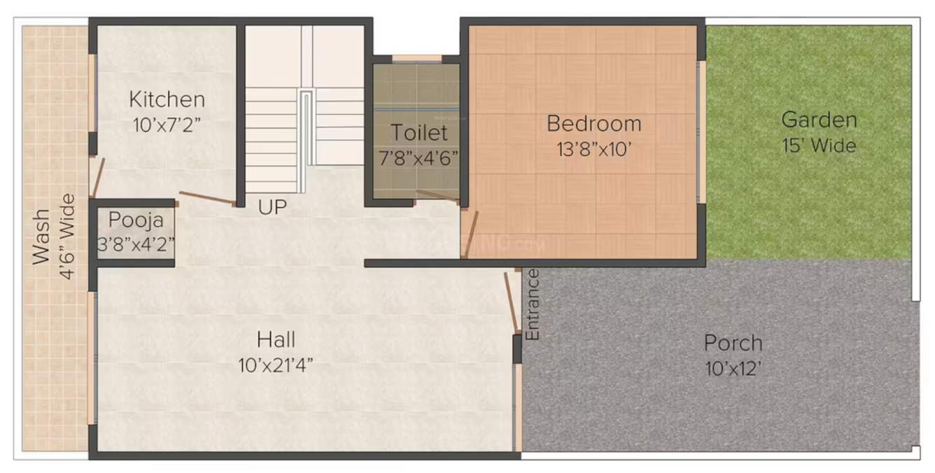  kaivalya park Floor Plan Ground Floor Plan