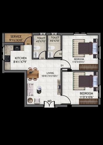  vamsi-apartment Floor Plan Floor Plan