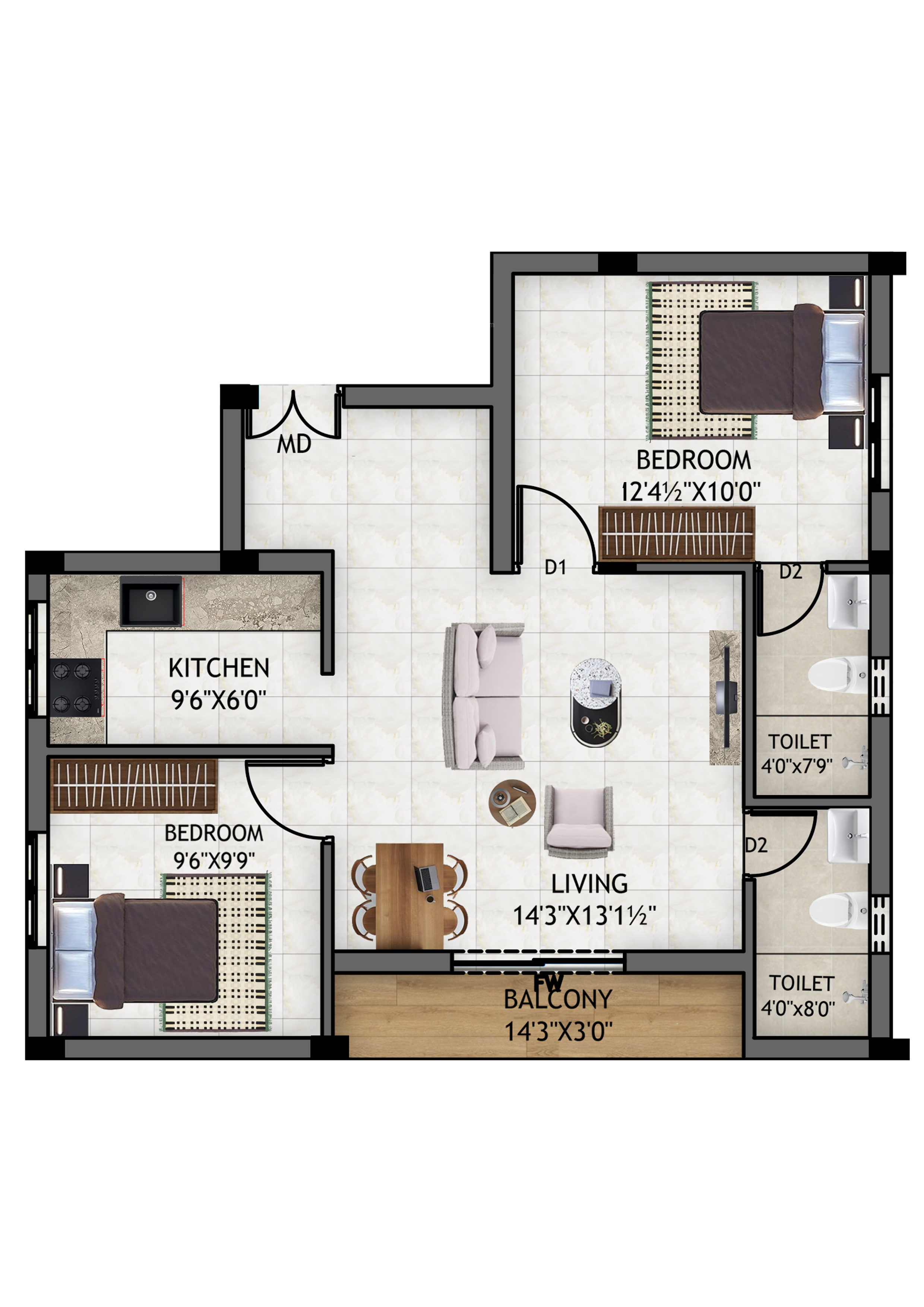  vamsi-apartment Floor Plan Floor Plan