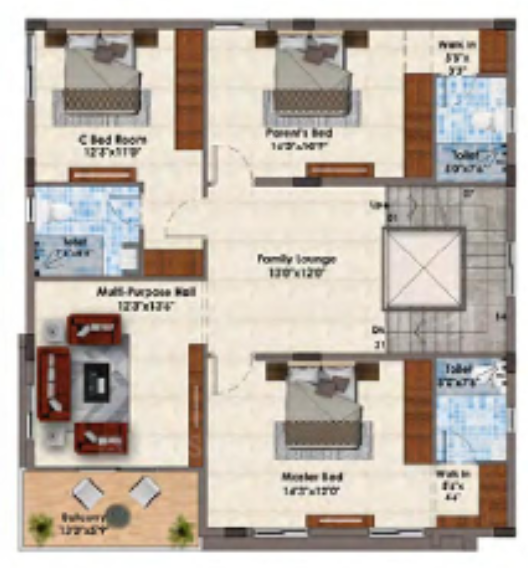  vihaan Floor Plan First Floor Plan