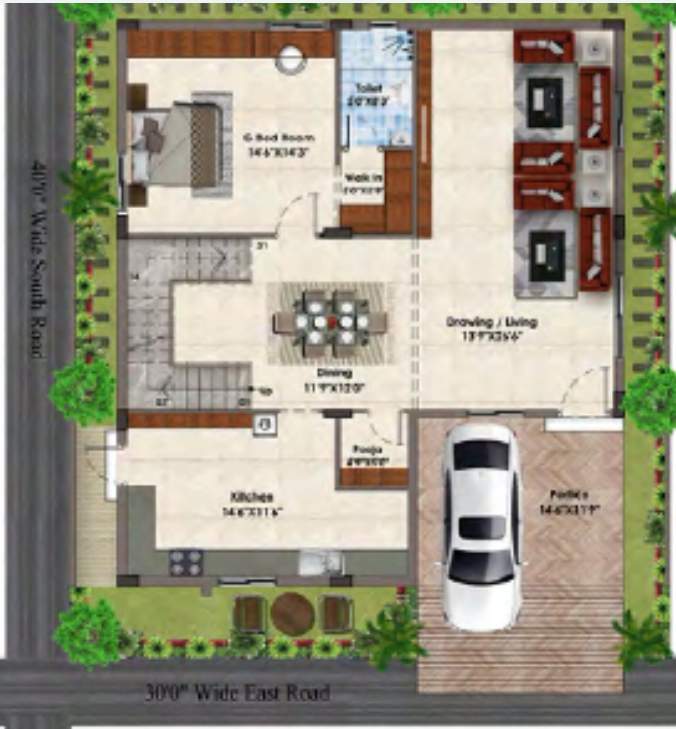  vihaan Floor Plan Ground Floor Plan