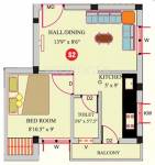 Maha Maha Guru (1BHK+1T (441 sq ft) 441 sq ft)