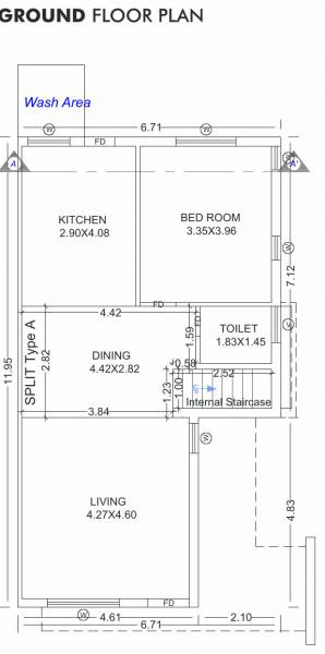  villa Floor Plan Ground Floor Plan