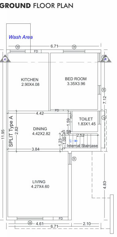Ground Floor Plan villa Floor Plan Ground Floor Plan