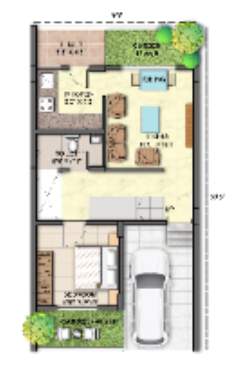  pristine signature villas Floor Plan Ground Floor Plan