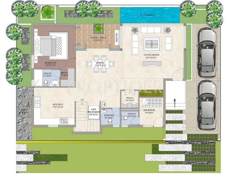 MV Sundridge (4BHK+5T (4,400 sq ft)   Servant Room 4400 sq ft)