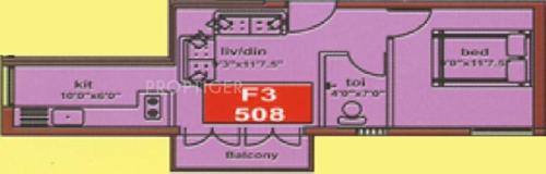 Maha Shri Thirumala (1BHK+1T (508 sq ft) 508 sq ft)