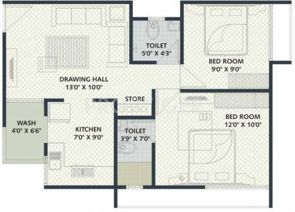 Shilp Enclave (2BHK+2T (864 sq ft) 864 sq ft)