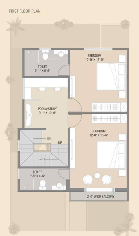  meadows luxuria  Floor Plan First Floor Plan