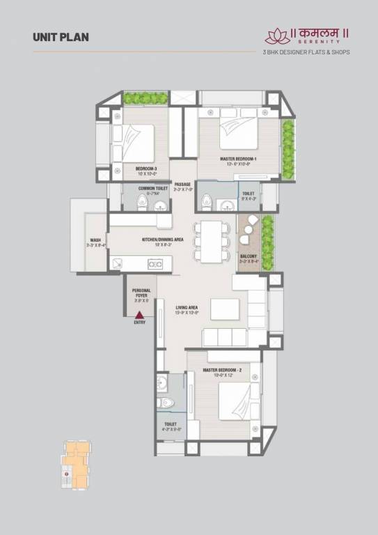 kamalam serenity Floor Plan Floor Plan