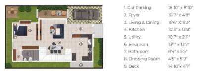  village Floor Plan Ground Floor Plan