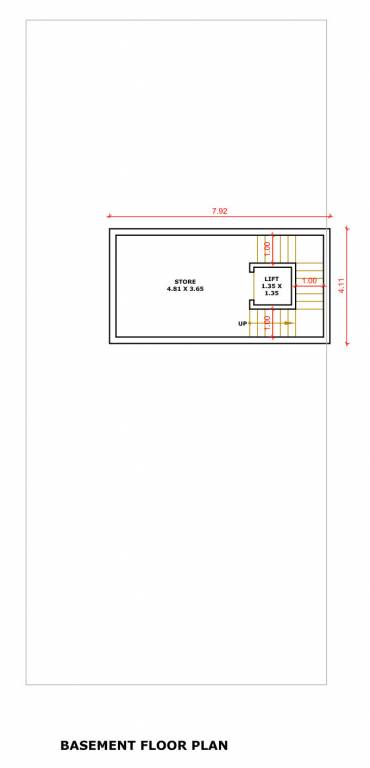  shreedhar villa Floor Plan Basement Floor Plan